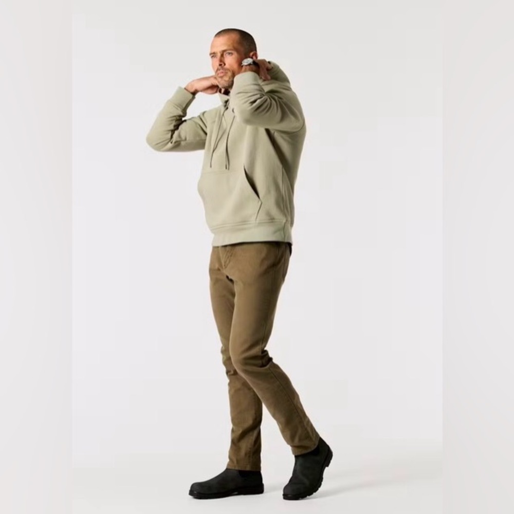 Men’s PROOF 5 Pocket Canvas ROVER Denim Jeans Pants Dark Bronze Khaki 33 x 32